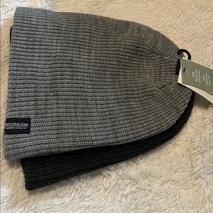 NWT 2 North Peak Team Polyester Beanies